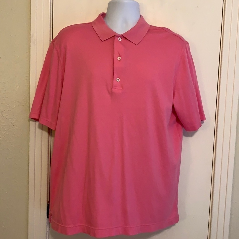 Bobby Jones Pink Polo Golf Shirt, L